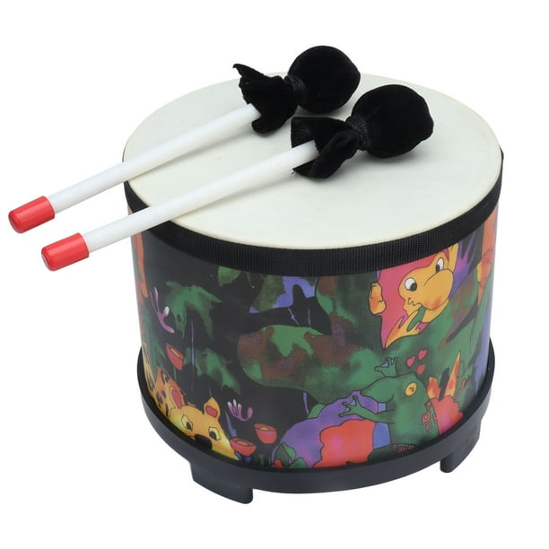 Tambour 17 cm instrument de musique enfant 3 ans + - Un jeux des