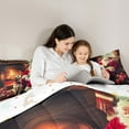 thumbnail image 5 of jejeloiu Santa Claus Queen Comforter Set,Merry Christmas Bedding Sets,Happy New Year Bedding Comforter Set For Men Women,Breathable Home Decor Reversible,3-Piece, 5 of 8