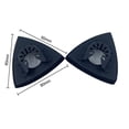 thumbnail image 2 of Almohadillas de lijado triangulares universales, correa de velcro, para multiherramienta oscilante para lijado de madera, 2 uds., 2 of 4