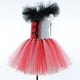 thumbnail image 5 of Disfraz de payaso aterrador para niñas, vestido de tutú de terror para Halloween, disfraces de payaso asesino espeluznantes, vestidos de tul para fiesta de carnaval para niños, 5 of 5
