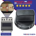 thumbnail image 3 of Whole Parts VGR Bake/Broil Replacement Knob (Black) Part # PB010254 - Replacement & Compatible with Some Viking Ovens, 3 of 9
