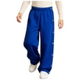 thumbnail image 2 of Haitryli Kids Boys Girls Joggers Athletic Trousers Tear Away Pants Adaptive Clothes Side Full Open Sweatpants Royal Blue 10, 2 of 7
