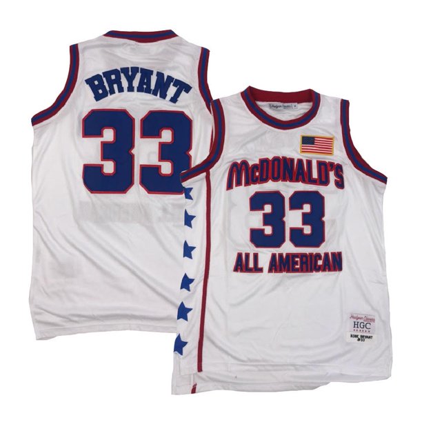 Headgear Kobe Bryant Mcdonald S All American White Jersey 3x Walmart Com Walmart Com