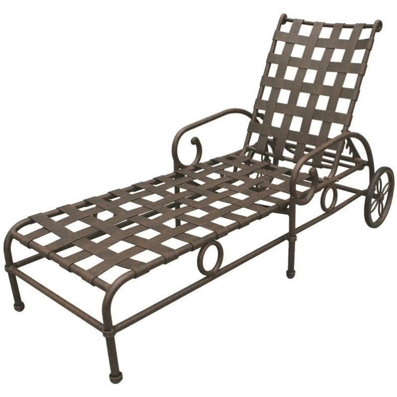 Darlee Malibu Patio Chaise Lounge In Antique Bronze Com - Darlee Malibu Patio Furniture