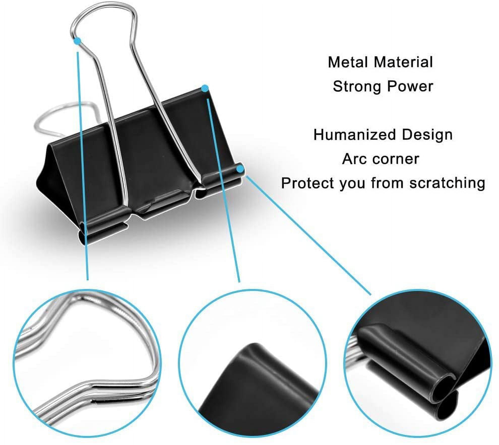 Extra Large Binder Clips Jumbo Binder Clips Big Metal Paper Clamps