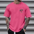 thumbnail image 2 of JAJAHO Mens Short Sleeve Graphic Tees Summer Crewneck Top Shirt Beach Vacation T-Shirts Casual Daily Wear Leisure Tops, 2 of 4
