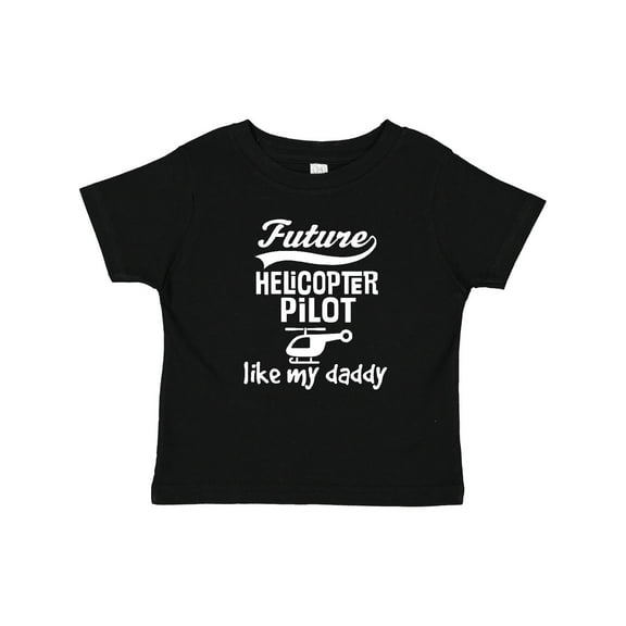 Inktastic Future Helicopter Pilot Like Daddy Boys Baby T-Shirt