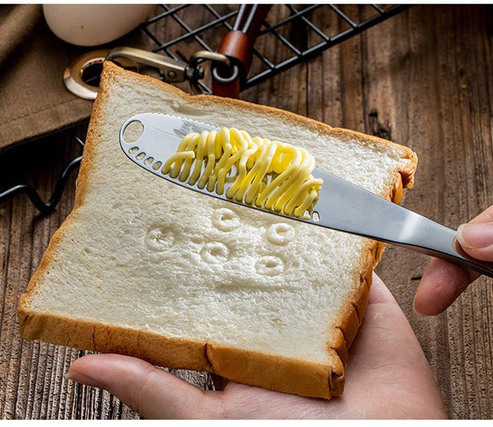Knife Smearing Butter Sauce Scraper Butter Wind Ins Toast Knife Wooden  Handle Peanut Mini Peanut Butter Cheese Bread - AliExpress