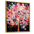 thumbnail image 2 of Designart "Fantasy Tree in Pink and Blue Floral II" Floral Framed Wall Art - Global Pink Tree African Living Room Framed Canvas Art, 2 of 6