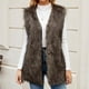 thumbnail image 1 of Chaqueta larga y cálida para mujer, de invierno, con cuello en V liso, 1 of 5