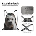 thumbnail image 4 of Wukai Dog Wrapped in Towel 1 Drawstring Backpack Bag Sport Gym Sackpack Large Size String Backpack Cinch for Women Men-Medium, 4 of 6