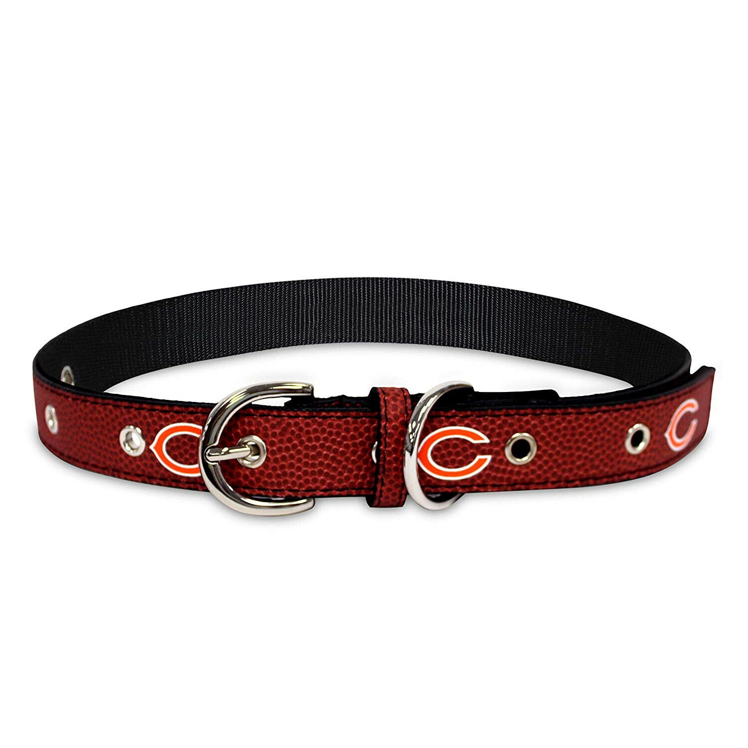 Pets First NFL Chicago Bears Best Dog Collar NFL Signature PRO PVC-Leather Premium - Small