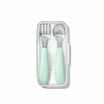 thumbnail image 2 of Oxo Tot On-The-Go Fork & Spoon Set with Carrying Case- Dusk -12 months +, 2 of 3