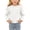 White, variant on Wilark Girls Long Sleeve T Shirts with Ruffle Size 5, Cotton Cute Crew Neck Casual Kids Fall Clothes Pink