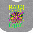thumbnail image 4 of Inktastic Mardi Gras for Girls Girls Baby Bib, 4 of 4