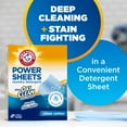 thumbnail image 4 of (6 pack) ARM & HAMMER Power Sheets Plus OxiClean Stain Fighters Laundry Detergent, Clean Cotton, 104 Count, 4 of 15