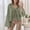 Green, variant on Womens T Shirts, Women's Tie Front Tops Blouse with Puff Sleeves and Peplum Ruffle Style Tee for Everyday Fashion Women's T-Shirts Category White XXL