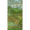 thumbnail image 3 of Davis, Andrea 11x18 Black Modern Framed Museum Art Print Titled - Green Landscape I, 3 of 5