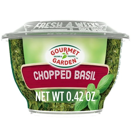 Gourmet Garden Gluten Free Lightly Dried Basil, 0.42 oz Cup