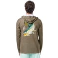 thumbnail image 3 of GH BY GUY HARVEY Men's Long Sleeve Sun Protection Speckled Trout Hoodie, 3 of 9