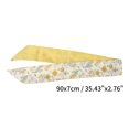 thumbnail image 4 of Unique Bargains 1 Pc Headband Flowers Satin Hairband for Women Yellow Beige, 4 of 6