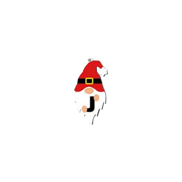 Decoraciones Colgantes de Acrílico de Navidad - un Conjunto de 26 Cartas de Papá Noel para Decoraciones de Vacaciones Y Artesanías de Bricolaje Ornamentos de Navidad Personalizados
