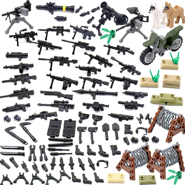 NAYIHOOP Military Base Building Set, WW2 Army Playset, Compatible