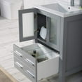 thumbnail image 4 of Blossom 24" Bathroom Vanity | Metal Grey | Solid Wood | Ceramic Sink | Freestanding, 4 of 6
