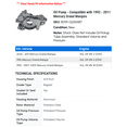 thumbnail image 2 of Oil Pump - Compatible with 1992 - 2011 Mercury Grand Marquis 1993 1994 1995 1996 1997 1998 1999 2000 2001 2002 2003 2004 2005 2006 2007 2008 2009 2010, 2 of 2