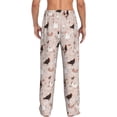 thumbnail image 3 of Uemuo Funny Chicken Pattern Men's Wide Leg Palazzo Lounge Pants with Pockets Light Weight Loose Comfy Casual Pajama Pants-XX-Large, 3 of 9