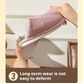thumbnail image 4 of Yougu Women's Slip On Skid-Resistant Slippers, Flat Heel Closed Toe Platform, Grey, EU 36-37 US 5-6, 4 of 9