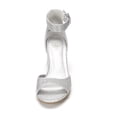 thumbnail image 4 of Sandalia DREAM PAIRS Tacón Grueso 5.6 cm Hebilla Ajustable Plata, 4 of 6