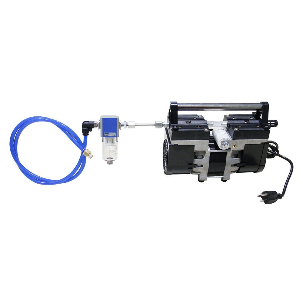 110V Oilless Brushless Diaphragm Vaccum Pump Double-Stage 100W,-950mbar