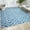 Azure, variant on Waverly Sun N' Shade Indoor/Outdoor Modern Trellis Lapis 2'3" x 8' Area Rug, Easy Clean, Eco-Friendly, Bed Room, Living Room, Dining Room, Hallway, (8' Runner)