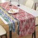 thumbnail image 1 of Camino de mesa de mantel transparente de gasa 35 x 157 in - Decoración larga de gasa de poliéster, negro, azul, vino verde amarillo - Decoración reutilizable para la fiesta de boda, 1 of 6