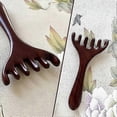 thumbnail image 3 of Massage Comb Wooden Wide Tooth Comb Head Scalp Hair Care Sandalwood Comb Gift, 3 of 5