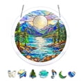 thumbnail image 3 of Acrylic Suncatcher Puzzle Kit,Stained Glass Window Hanging 83 Pieces Sun Catcher Acrylic Puzzles Garden Ornament for Birthday Gift Home Window Art, Summer Decorations for Home,4, 3 of 5