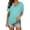 002_Mint Green, variant on Purple Women's Short Sleeve T-shirt, Short Sleeves V Neck Plain Color Soft Loose Fitting Summer T Shirts Women,Women's Short sleeve T-shirt XL