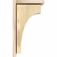 thumbnail image 3 of 8"W x 10"D x 18"H Huntington Rough Sawn Corbel w/Backplate, Douglas Fir, 3 of 9