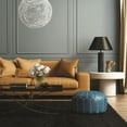 thumbnail image 4 of New Flokati 1400gr 8' x 10' Area Rug, Black, 4 of 6
