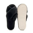 thumbnail image 3 of Women's Slippers House Shoes Memory Foam Open Toe Fluffy Shoes Fuzzy Indoor And Outdoor Slip On Soft Sole Winter Slippers, 3 of 9