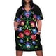 thumbnail image 2 of Can't Wait till Spring Folk composition with flowers Loose Pocket Dress wedding dresses for woman evening dresses women, 2 of 7