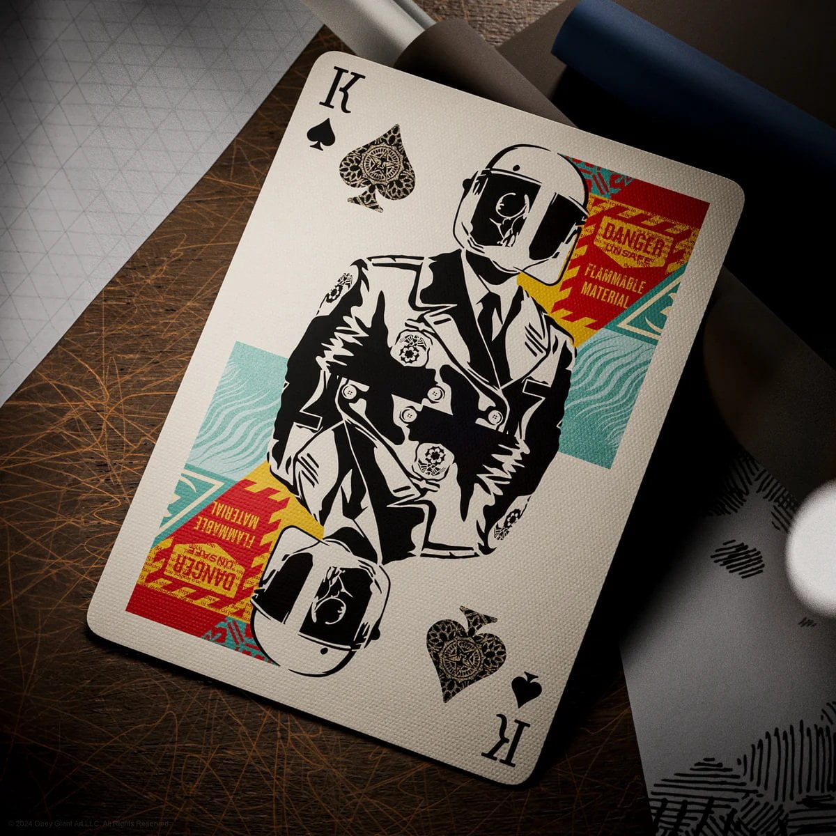 theory11 OBEY Gold Edition Premium Playing Cards, Poker Size Standard Index