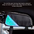 thumbnail image 2 of 0.8L Reflective Upper Tubes Bag Universal Bicycle Bag Bicycle Upper Tube Package Waterproof Beam Bag Riding Equipment, 2 of 7
