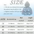 thumbnail image 3 of Boy Winter Coat Toddler Girls Boys Fleece Hoody Jacket Zip Up Coat Fall Warm Winter Outwear Clothes (Dark Blue-4,92 18-24 Months) Infant Cute Tops, 3 of 6