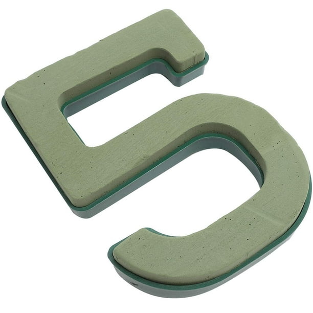 10.4 In Number 5 Wet Floral Flower Foam Block Arrangement Set for Florist Crafts Fresh Flowers