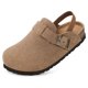 thumbnail image 1 of Sandalias con plantilla de corcho y gamuza para niños, de Clogs ZUSERIS, color marrón, tallas 28-29, 1 of 6