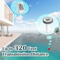 thumbnail image 3 of Wireless Pool Thermometer Floating Easy Read, Digital Pool Thermometer With Ipx7 Waterproof, Pool Thermometer With Outdoor/indoor Temperature Monitor, 3 of 4