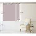 thumbnail image 5 of Ambesonne, Ethnic Peel & Stick Wallpaper for Home, East Square Pattern Grunge, 13"x72", Purpleblue White, 5 of 5