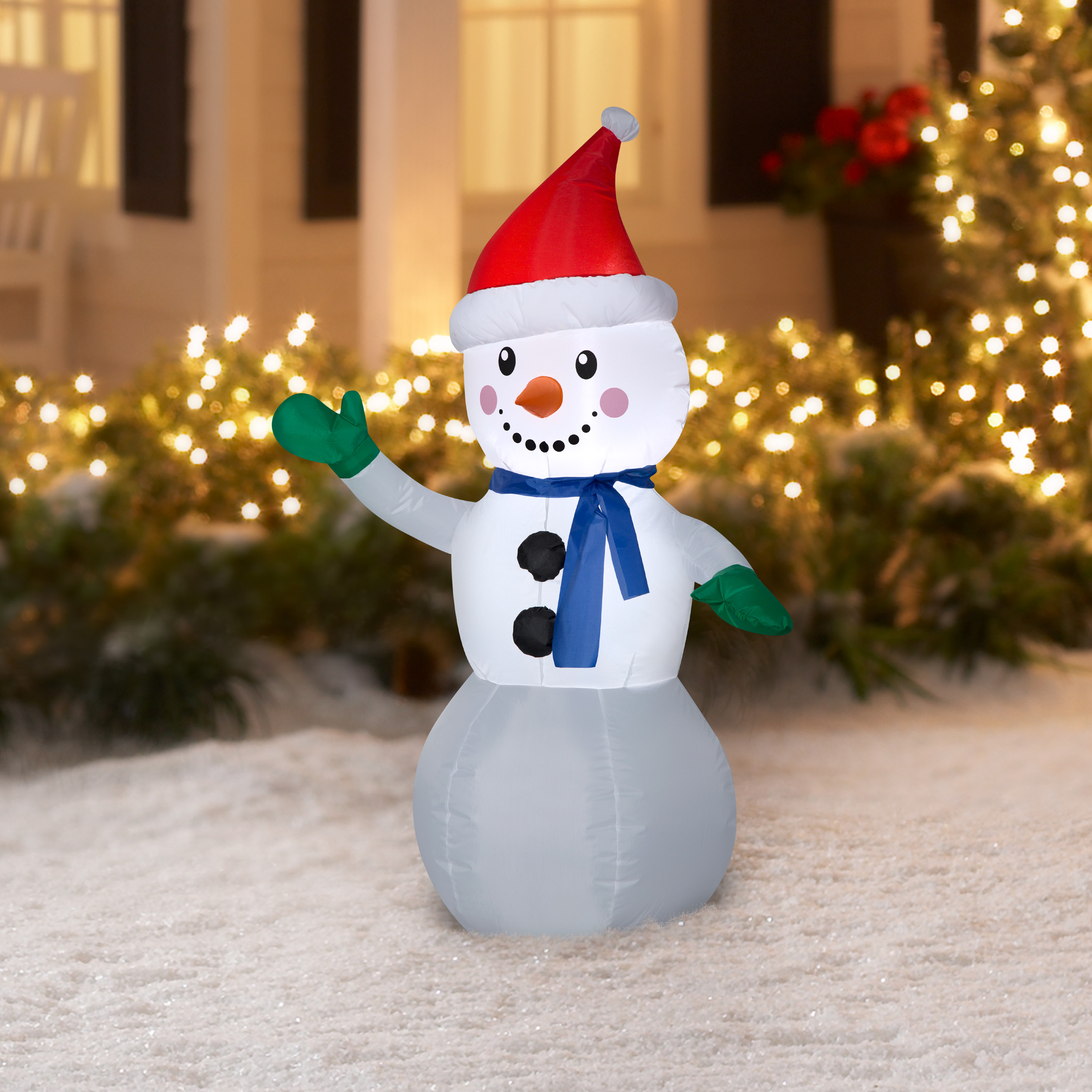Airblown Inflatables 4 Ft. Waving Snowman - image 2 of 5
